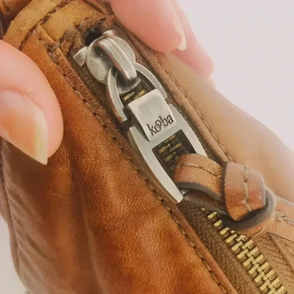 Kooba Brown Leather Crossbody - Picture 6 of 12